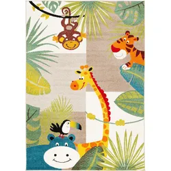 Pergamon, Kinderteppich, Kinder Teppich Softstar Kids Tierwelt