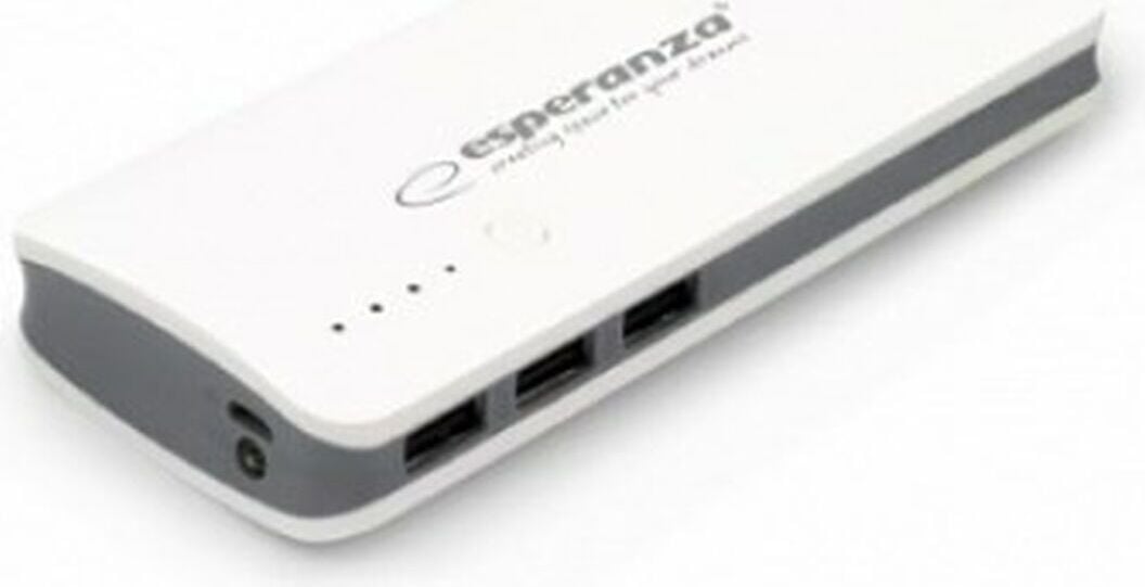 Esperanza EMP106WE Radium powerbank 8000 mAh Grijs/Wit