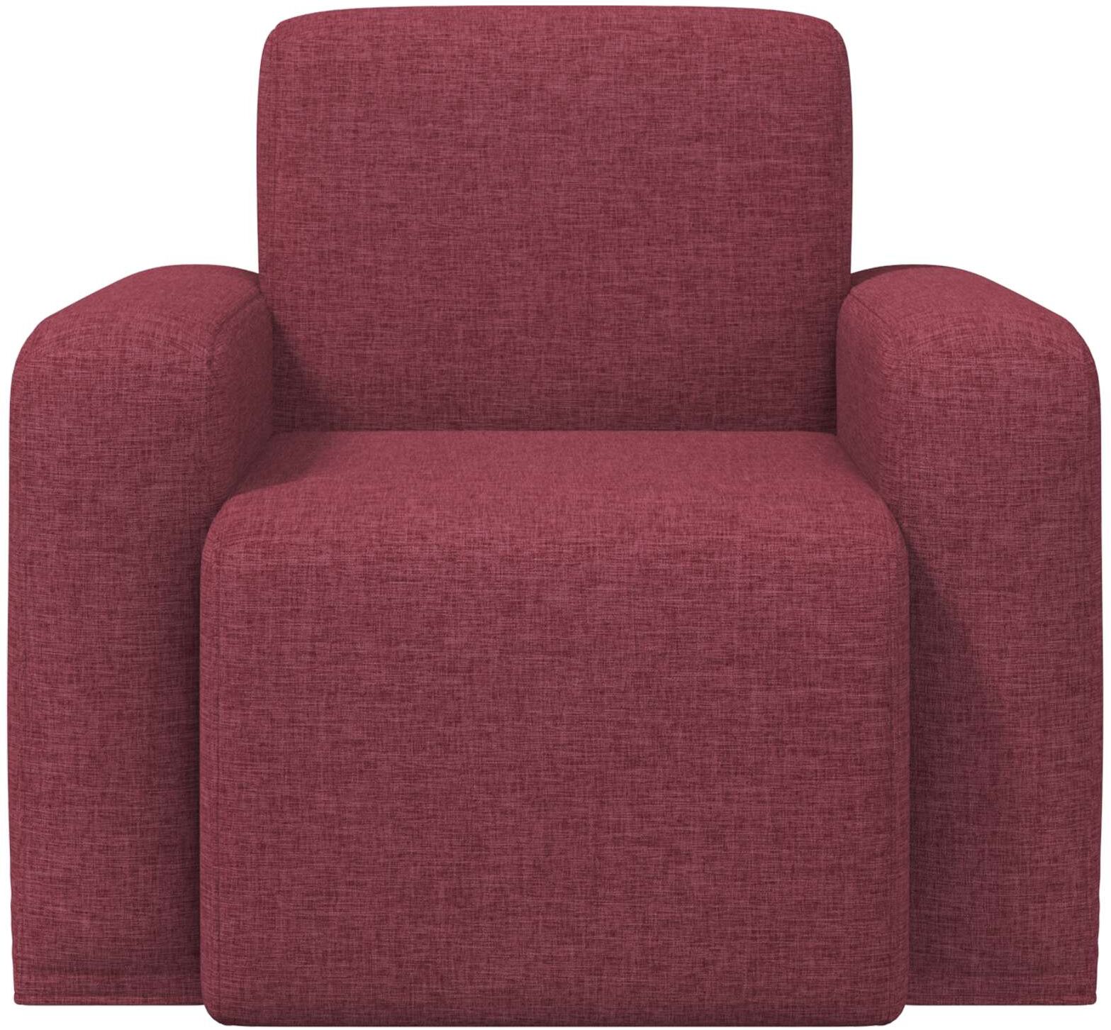 vidaXL Fauteuil Bordeaux Tissu