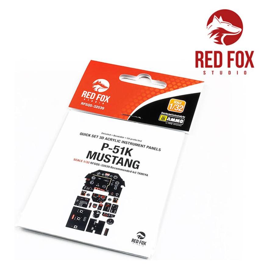 Red Fox 1/32 P-51K Mustang (for Tamiya kit) (RFSQS-32039)