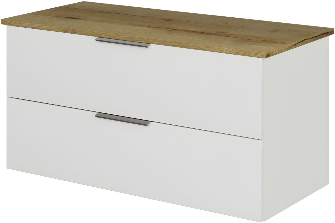 Steinkamp Living 2.0 Waschtischunterschrank mit Platte 99 cm für Aufsatzwaschtisch