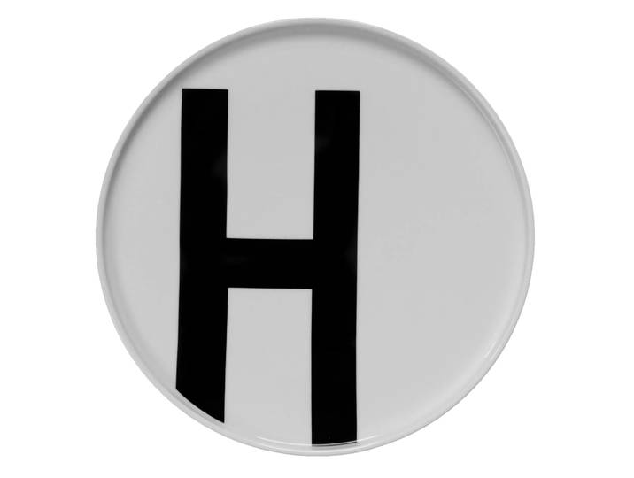 Design Letters Assiette Design Letters H