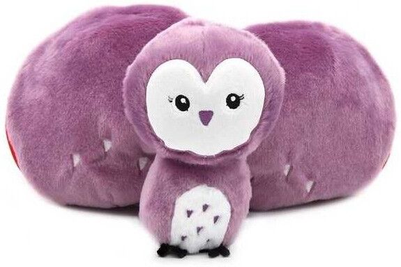 Les Déglingos Peluche Flipetz collection Veggie : Fraise et Violet la chouette