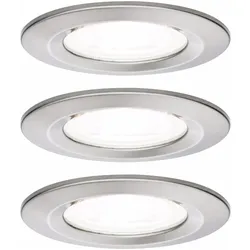 Paulmann, Einbauleuchte, Einbauleuchte Nova Set (GU10, Aluminium, Zink)