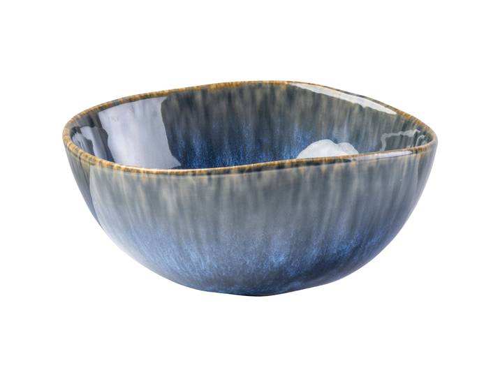 Gipfelstück Schüssel Wilde Schlucht blau Keramik D 17 cm 1 Stk
