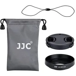 JJC Zestaw Ochronny 2w1 / Osłona Przeciwsłoneczna + Dekielek Do Canon G1x Mark Iii, Objektivdeckel, Schwarz