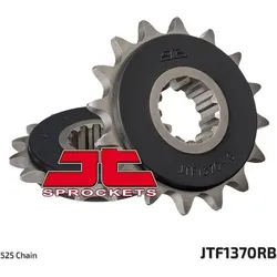 JT, Motorrad Zubehör, Ritzel 2068 16 mit Gummi für Honda CBR 600F '99-'14, CBR 600RR '03-'23, XL 1000V, CRF 1000L, CBR