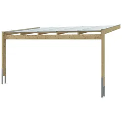 Skan Holz Terrassenüberdachung Novara Breite 557 cm 557 x 359 cm (Gr. 3) farblich unbehandelt