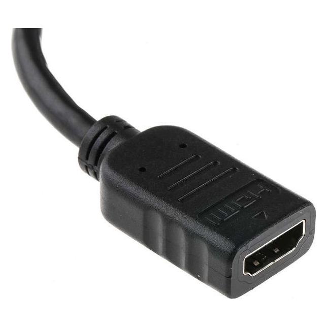 RS PRO DisplayPort-Kabel A Display-Anschluss B HDMI - Buchse, 150mm (0.15 m) (1828793)