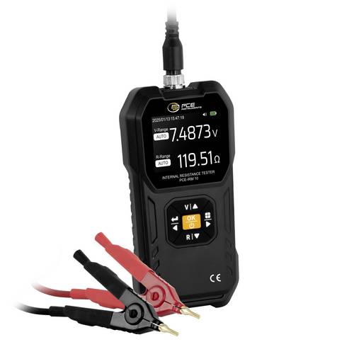 PCE Instruments PCE-IRM 10 Hand-Multimeter |Widerstand 0 mΩ .. 200Ω |Genauigkeit ± 0,5% |Gleichspannung 0 .. 100V