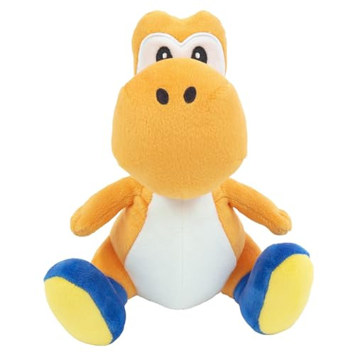 Nintendo Together+ Super Mario All Star Collection Yoshi Pluche Dier - Oranje - 20 cm