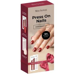 MISS SOPHIE Press On Nails Geschenkpackung - rot|rosa