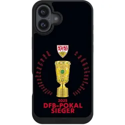 Nivocase Handyhülle für Apple iPhone 16 Plus Hülle NIVOpure Case Schwarz Offizielles Lizenzprodukt Pokal (Apple iPhone 16 Plus), Smartphone Hülle, Schwarz