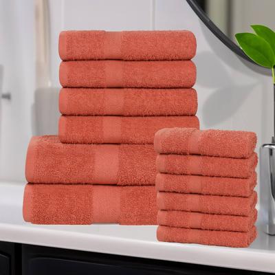 Superior Franklin Eco-Friendly Cotton Towel Set, Lightweight Absorbent Quick-Dry Bathroom Towels