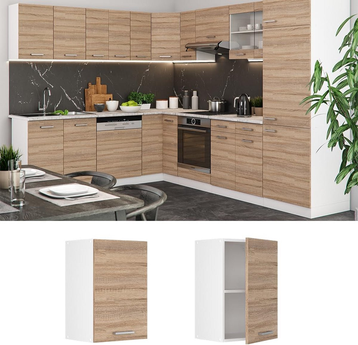 Hangend Keukenkastje MDF voor de Keuken