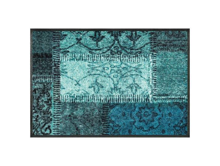 Tapis de propreté Vintage Patches 50 x 75cm Turquoise