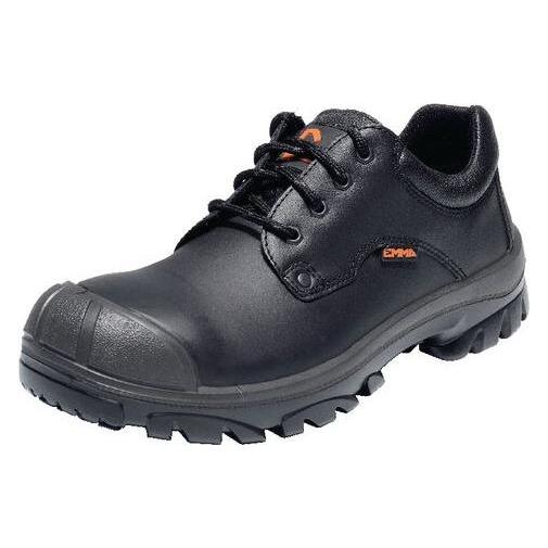 Emma Safety Footwear Sicherheitsschuhe Low Leder, Stahl 44 S3 Schwarz (S3, 44) (58331044)