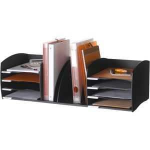 Paperflow Sortierstation 3022.01, A4, 12 Fächer, 4 Etage, Kunststoff, grau