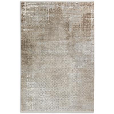 Teppich "Vision 211", beige, B:133cm H:7mm L:190cm, Kunstfaser, Viskose, SCHÖNER WOHNEN-KOLLEKTION, Teppiche, Teppich, Viskoseteppich mit Glanz, Wohnzimmer