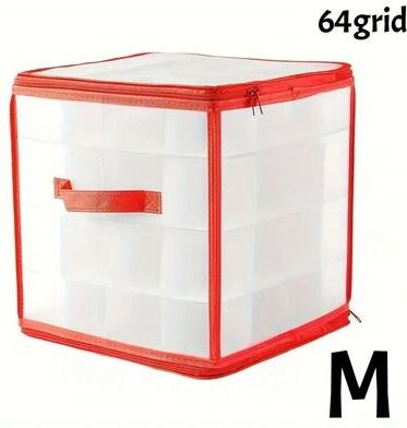 Uplift Picks 4 Tier Christmas Ornament Storage Box With Clear Dividers medium
