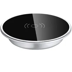 Drahtlose Einbau-Schnellladestation 20 Watt für Smartphone und Tablet (QI)