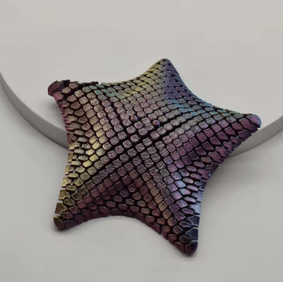 Uplift Curations Flexible Fidget Toy 3D Articulated Starfish Stress Relief Sensory Desk Toy multi Color