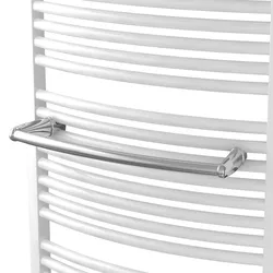 XIMAX Handtuchstange Design gebogen 460 mm für Badheizkörper - Chrom