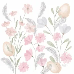 240x DUNI Tissue-Serviette 33 x 33 cm Soft Easter 3-lagig