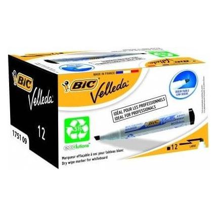 Bic Whiteboard-Marker Velleda 1751 ECOlutions, schwarz (1x) (904946)
