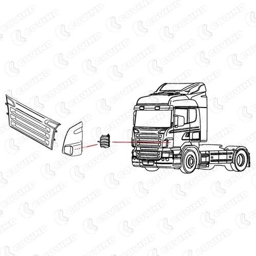 COVIND SCR/165 Air Deflector, driver cab