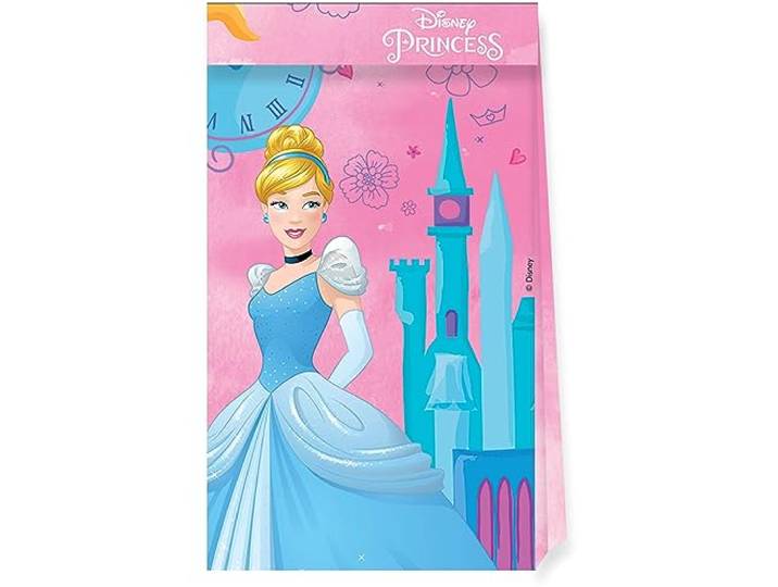 Folat 93853P Uitdeelzakjes FSC Princess - 4 stuks