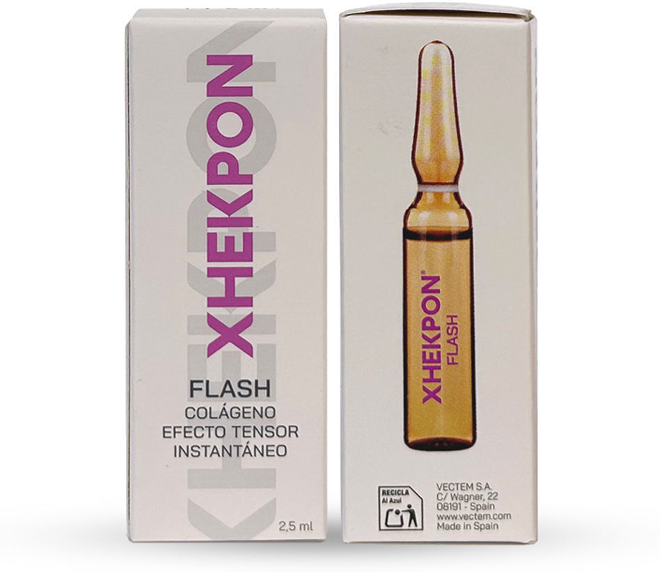 Xhekpon Flash ampollas efecto tensor 1 u