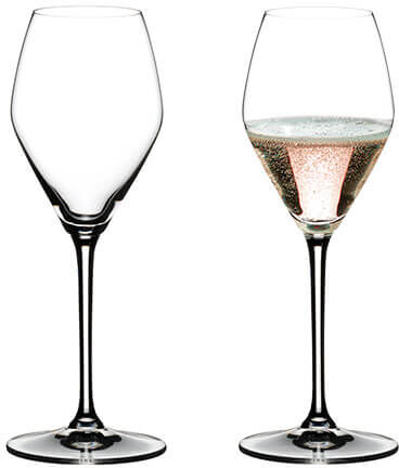Riedel Extreme Set Of 2 Rose/Champagne Glasses