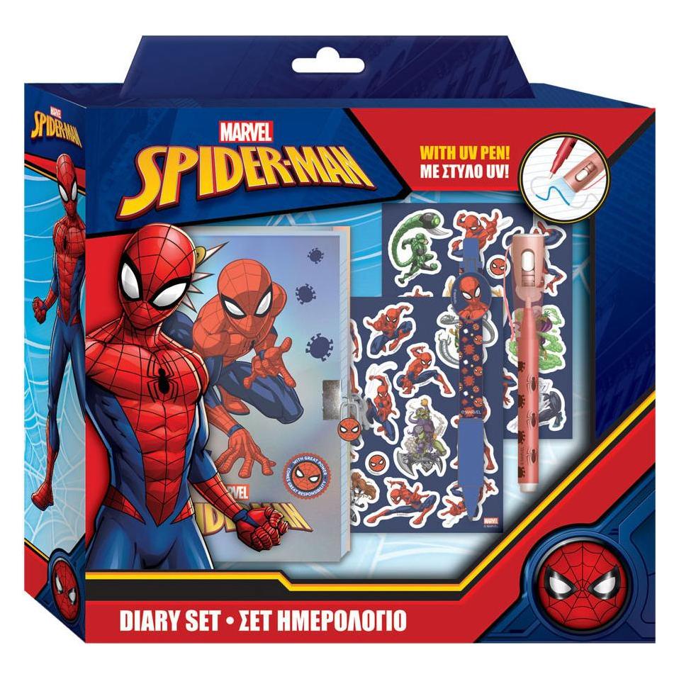 Diakakis Spiderman UV-Stift-Tagebuch (69880820)