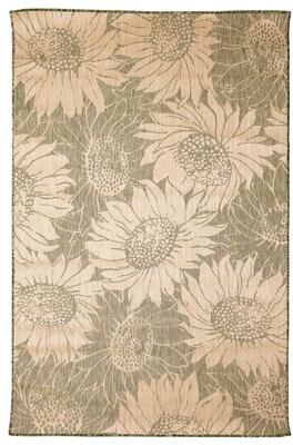 Liora Manne Lush Decor Carmel Sunflower Field Indoor/Outdoor Rug