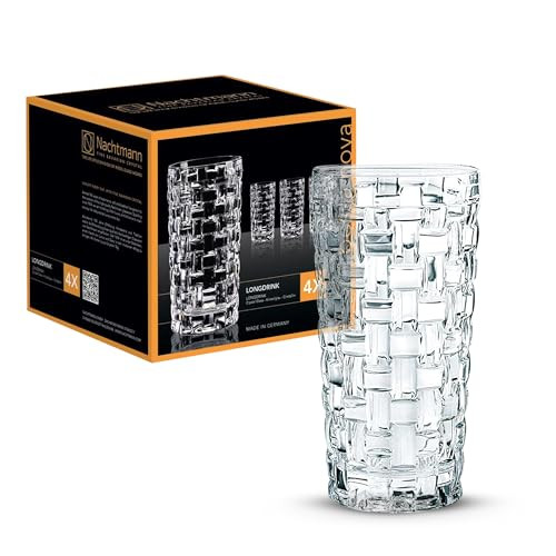 Nachtmann Bossa Nova 4-delige longdrinkset, 39,5 cl, Helder