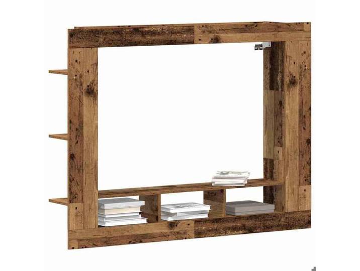 Black Month Armoire TV Bois Ancien 152x22x113 cm Meuble TV suspendu Design rectangulaire wtz77w