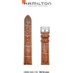 Hamilton - Jazzmaster Band-set Leder-braun-18/16-easyclick H690.324.118 - braun