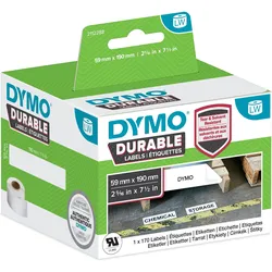 Dymo, Etikettenrolle, LW-Kunststoff-Etiketten, 1 Rolle a 170 Etiketten