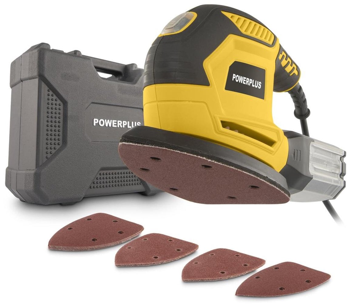 Powerplus Multischuurmachine POWX04810 - 220 W - met 15 schuurbladen, stofopvangbak en opbergkoffer
