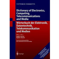Wörterbuch der Elektronik, Datentechnik, Telekommunikation und Medien, Fachbücher von Victor Ferretti