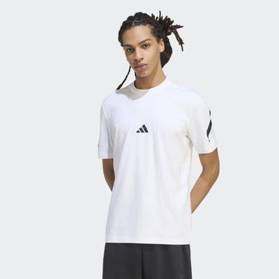 T-Shirt ADIDAS SPORTSWEAR "ADIDAS Z.N.E", Herren, Gr. XL, weiß, Obermaterial: 100% Baumwolle, Rundhals, Shirts T-Shirt