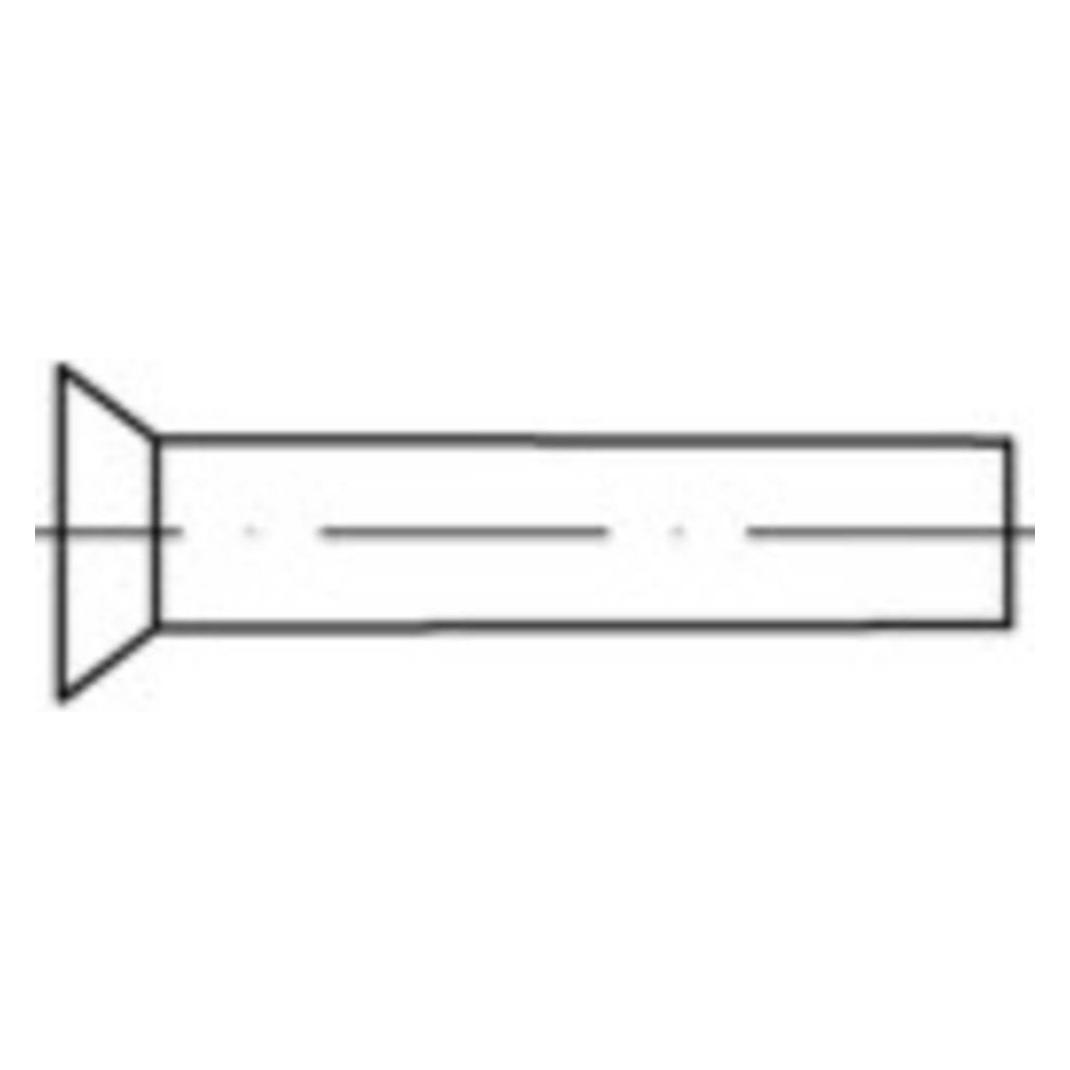 Toolcraft Senkniete (Ø x L) 4 mm x 8 mm (112276)