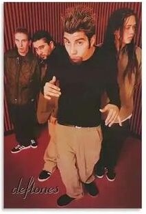 Inspired Finds Deftones Around The Fur Retro Album Canvas Poster For Music Room & Wall Decor 7.87x11.81in No Frame analog Lovers