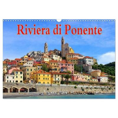 Riviera di Ponente (Wandkalender 2027 DIN A3 quer), CALVENDO Monatskalender