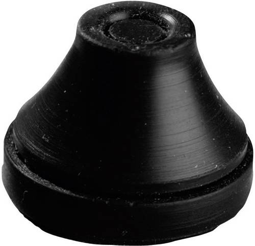 PB Fastener MF-M50-CB Kabeldurchführung Klemm-Ø (max.) 35mm Plattenstärke (max.) 4mm Chloropren-Kautschuk Schwarz 1St.