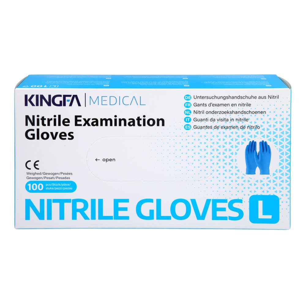 Büttner-Frank GmbH Nitril Einmal Handschuhe puderfrei gross 06589011