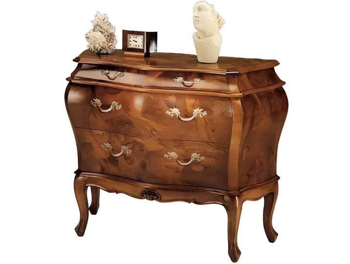 JVmoebel Kommode Elegante Holzkommode im italienischen Barockstil mit Antik-Finish, Made in Europa