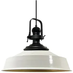 Bamyum Asletl Pendelleuchte Weiß Vintage