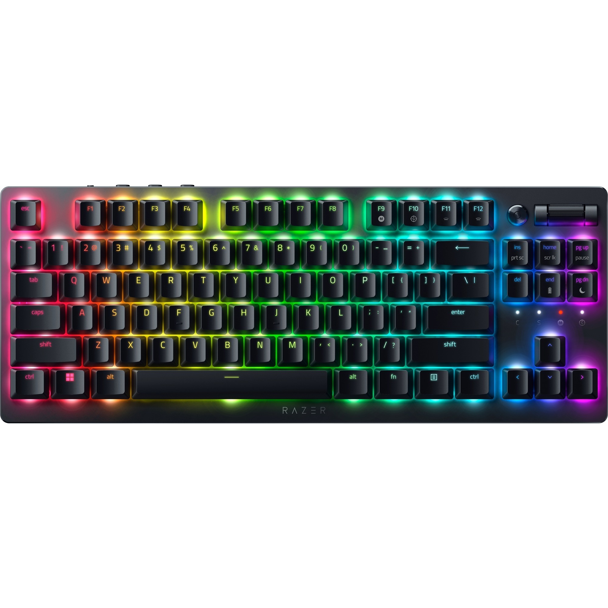 Razer DeathStalker V2 Pro Tenkeyless Tastatur USB + Bluetooth QWERTY US Englisch Schwarz (RZ03-04370100-R3M1)